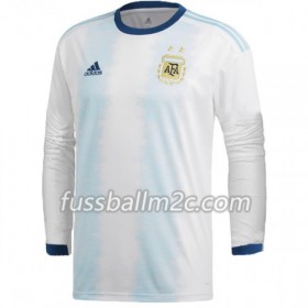 Fußballtrikots Argentinien Heim Trikotsatz Copa América 2019 Langarm